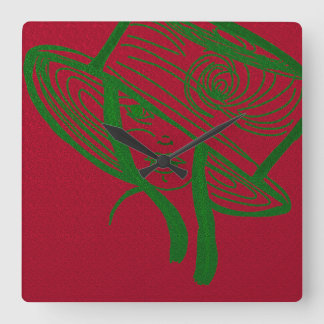 Reloj Cuadrado Green Lady