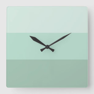 Reloj Cuadrado Green Ombre Striped