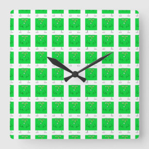 Reloj Cuadrado Green Square Guy