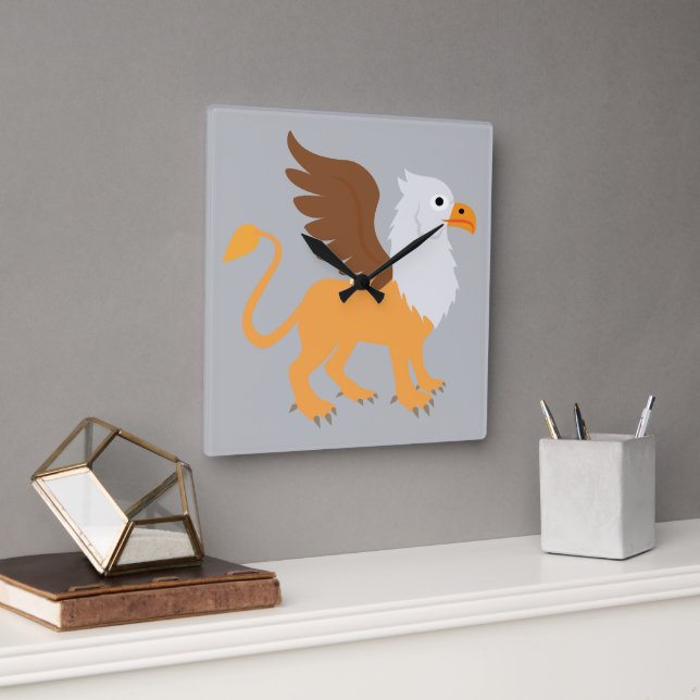Reloj Cuadrado Grifo (Oficina)