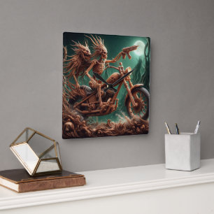 Reloj Cuadrado Grimbone y Skulldust, montaron su gran helicóptero