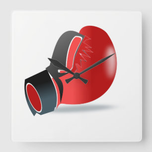 Reloj Cuadrado Guante de boxeo