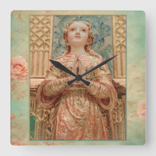 Reloj Cuadrado Guardian Angel painting clock
