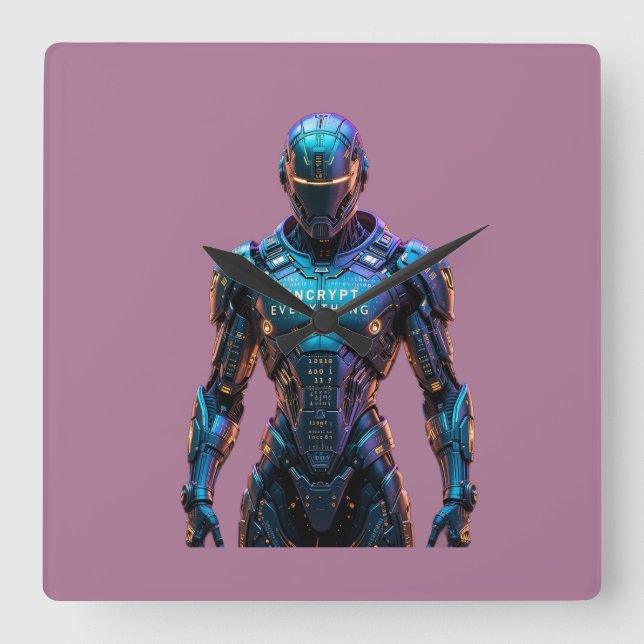 Reloj Cuadrado Guardian Encrypt Everything (Anverso)