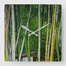 Guay Hermoso Bambú Grove Amarillo Verde y Gris