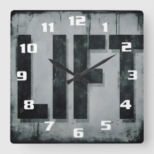 Reloj Cuadrado Guay Motivation workout LIFT Gym Fitness