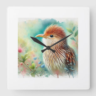 Reloj Cuadrado Guira Cuckoo 010924AREF149 - Watercolor