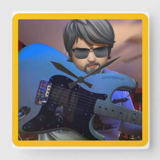 Reloj Cuadrado Guitarbizon 