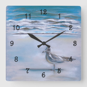Reloj Cuadrado Gull en la orilla