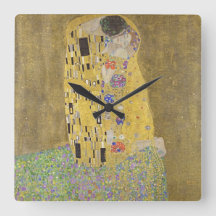 Gustav Klimt El Beso Arte Dorado Fino