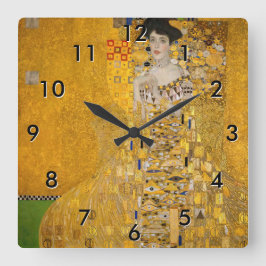 Reloj Cuadrado Gustav Klimt - Retrato de Adele Bloch-Bauer I
