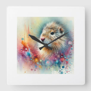 Reloj Cuadrado Gymnure 180724AREF137 - Watercolor