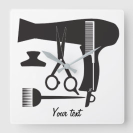 Reloj Cuadrado Hairstyles tools