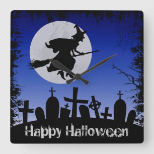 Reloj Cuadrado Halloween