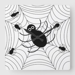 Reloj Cuadrado Halloween de Black Spider