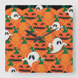Reloj Cuadrado Halloween Halloween Parche De Fantasmas