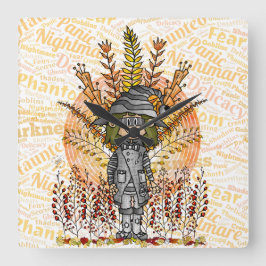 Reloj Cuadrado Halloween - Quinn