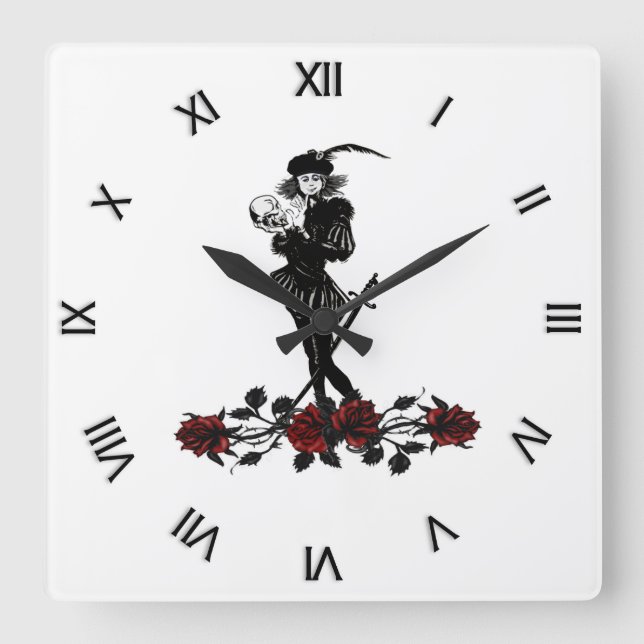 Reloj Cuadrado Hamlet (Anverso)