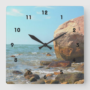 Reloj Cuadrado Hammonasset Beach Wall Clock