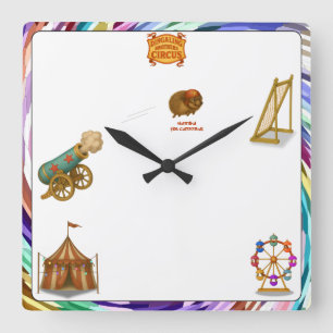 Reloj Cuadrado Hannibal la Bala de Cañón