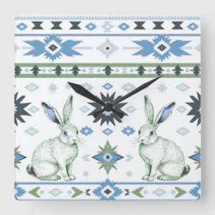 Reloj Cuadrado Hares del desierto