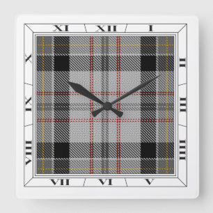 Reloj Cuadrado Harris Tartan Wall Clock