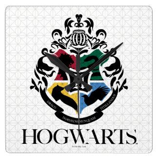 Reloj Cuadrado Harry Potter | HOGWARTS™ Escudo de la Escuela Prid