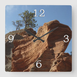 Reloj Cuadrado Hasta Angels Landing en el Parque Nacional Zion