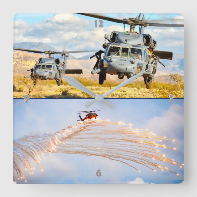 RELOJ CUADRADO HAWK HH-60G PAVE (Anverso)