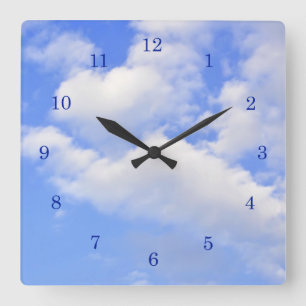 Reloj Cuadrado Heart from clouds - Wall Clock