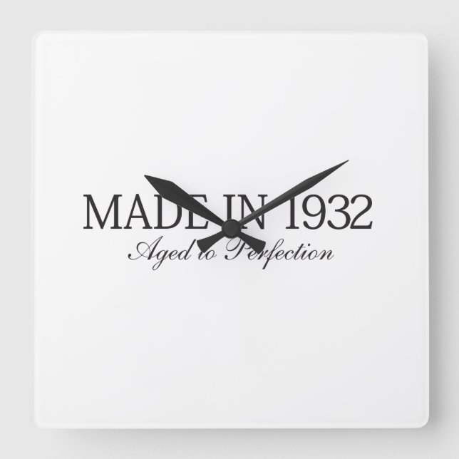 Reloj Cuadrado Hecho en 1932 (Anverso)
