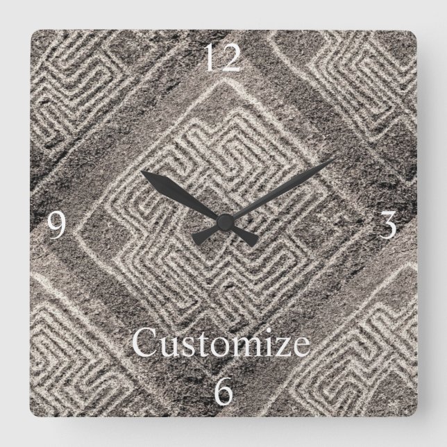 Reloj Cuadrado Hemet Maze Stone Thunder_Cove (Anverso)
