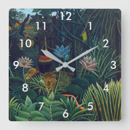 Reloj Cuadrado Henri Rousseau - El sueño / Le Reve