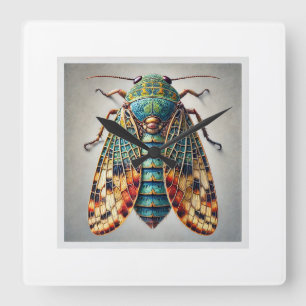 Reloj Cuadrado Henricus Insect 070824IREF222 - Watercolor