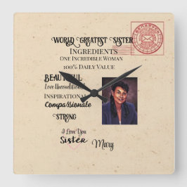 Reloj Cuadrado Hermana más grande del mundo