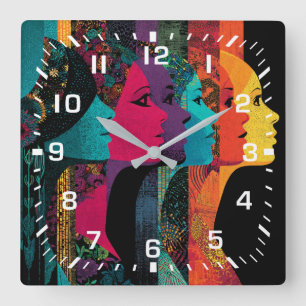 Reloj Cuadrado Hermandad contemplando lo infinito