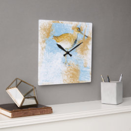 Reloj Cuadrado Hermosa pintura de Willet Beach