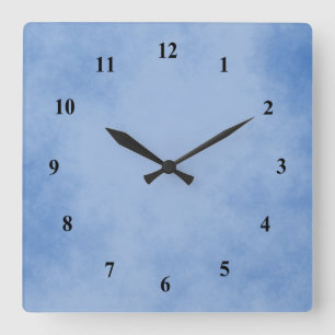 Reloj Cuadrado Hermoso azul