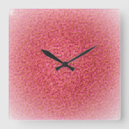 RELOJ CUADRADO HERMOSO MODERNO MODERNO DE ORO ROJO ABSTRACTO