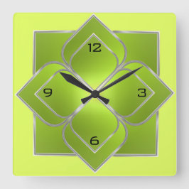 Reloj Cuadrado Hermoso verde