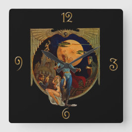 Reloj Cuadrado Héroe de Ciencia Ficción