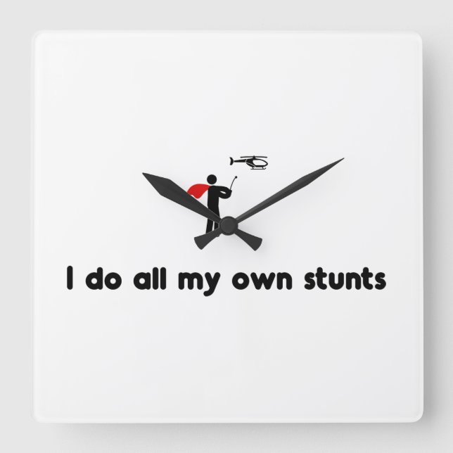 Reloj Cuadrado Héroe del helicóptero de RC (Anverso)