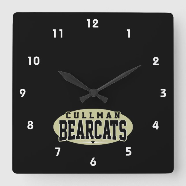 Reloj Cuadrado High School secundaria de Cullman; Binturong (Anverso)