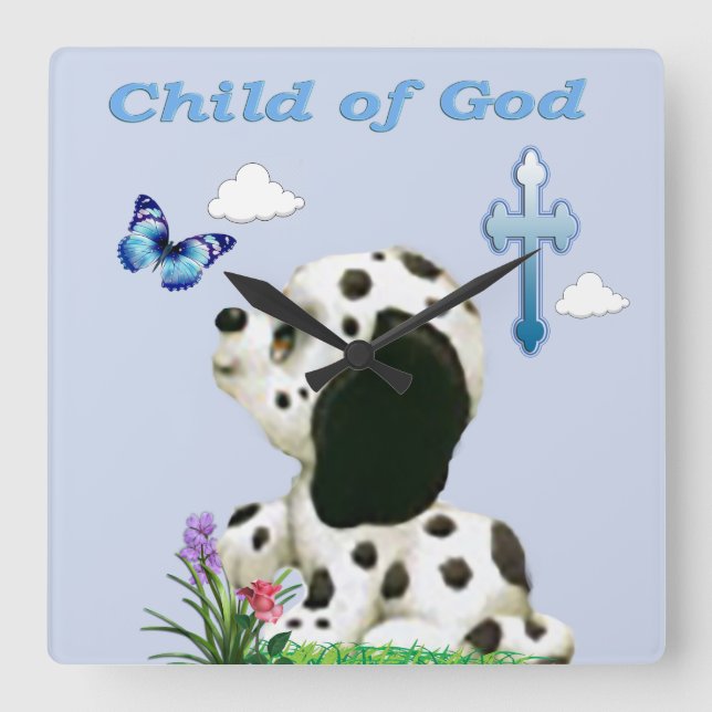 Reloj Cuadrado Hijo de Dios (Anverso)