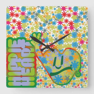 Reloj Cuadrado Hippie Heart ICON 2024 BY MASANSER