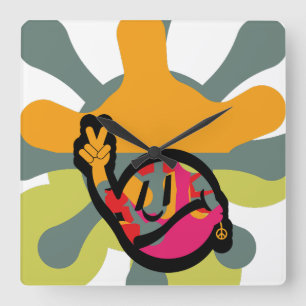 Reloj Cuadrado HIPPIE ICON complex BY MASANSER