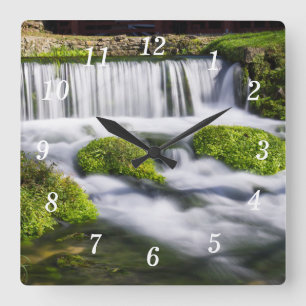 Reloj Cuadrado Hodgson Spring Falls Wall Clock