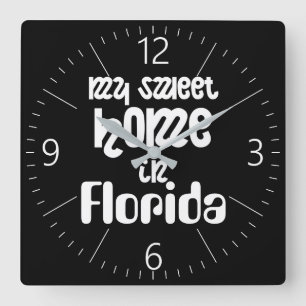 Reloj Cuadrado Hogar dulce