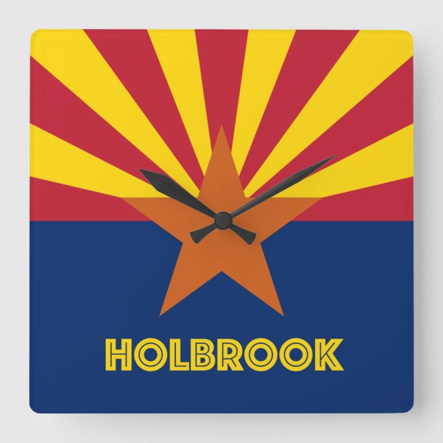 Reloj Cuadrado Holbrook AZ (Anverso)