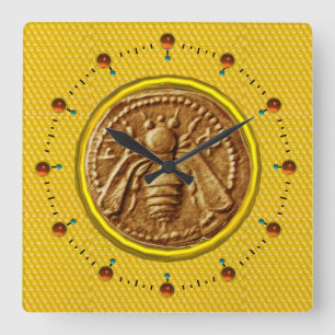 RELOJ CUADRADO HONEY BEE, BEEKEEPER